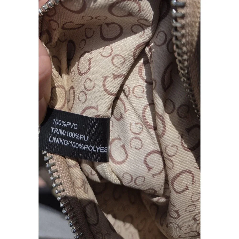 Guess Logo Print Belt Bag / Fanny Pack – Brown & Tan